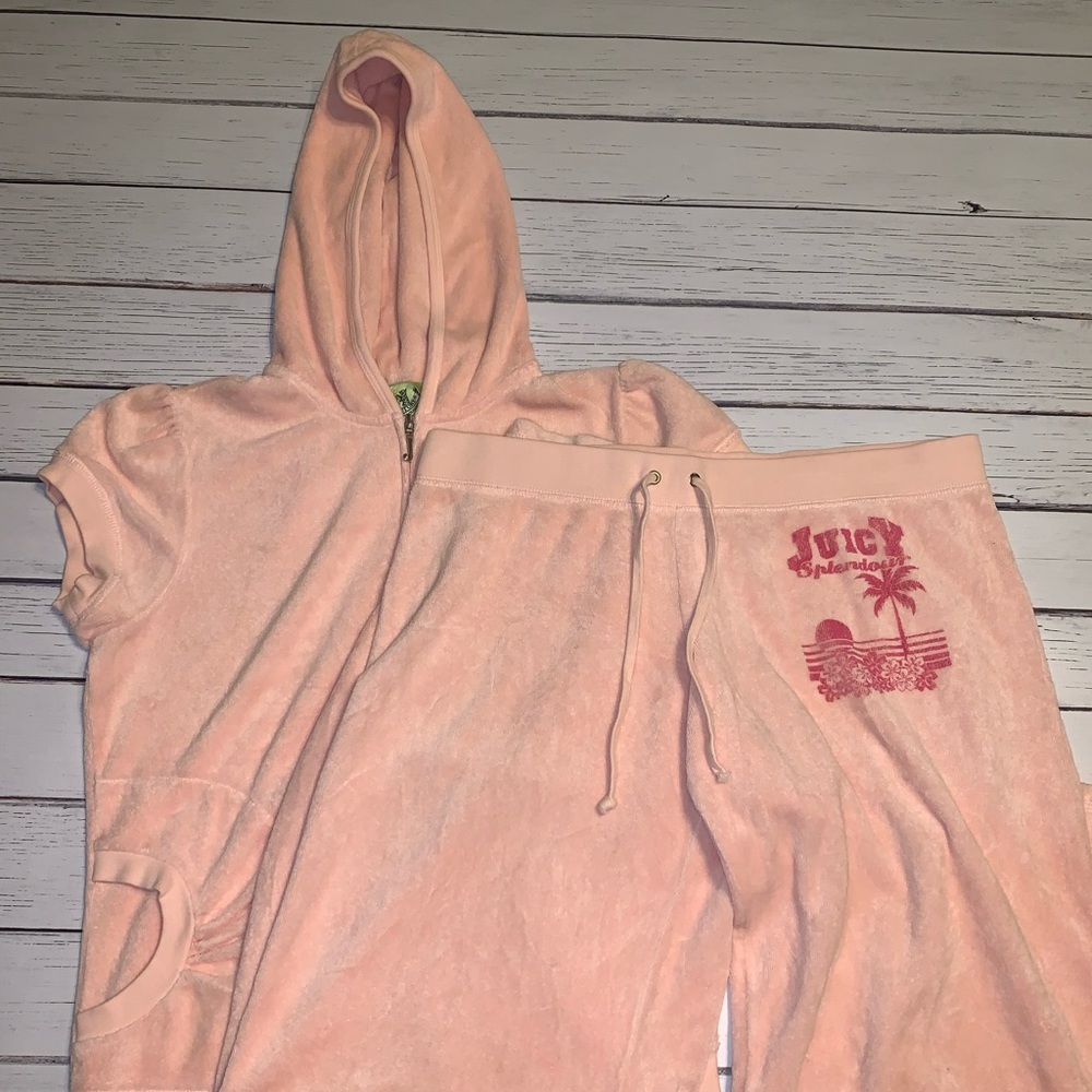 Juicy Couture Light Pink Track set